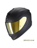 Casco integrale Scorpion EXO 1400 EVO 2 AIR SOLID in fibra Nero opaco